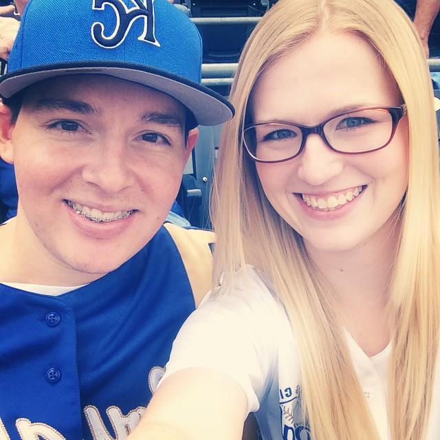 First Royals Game Together - September 2014