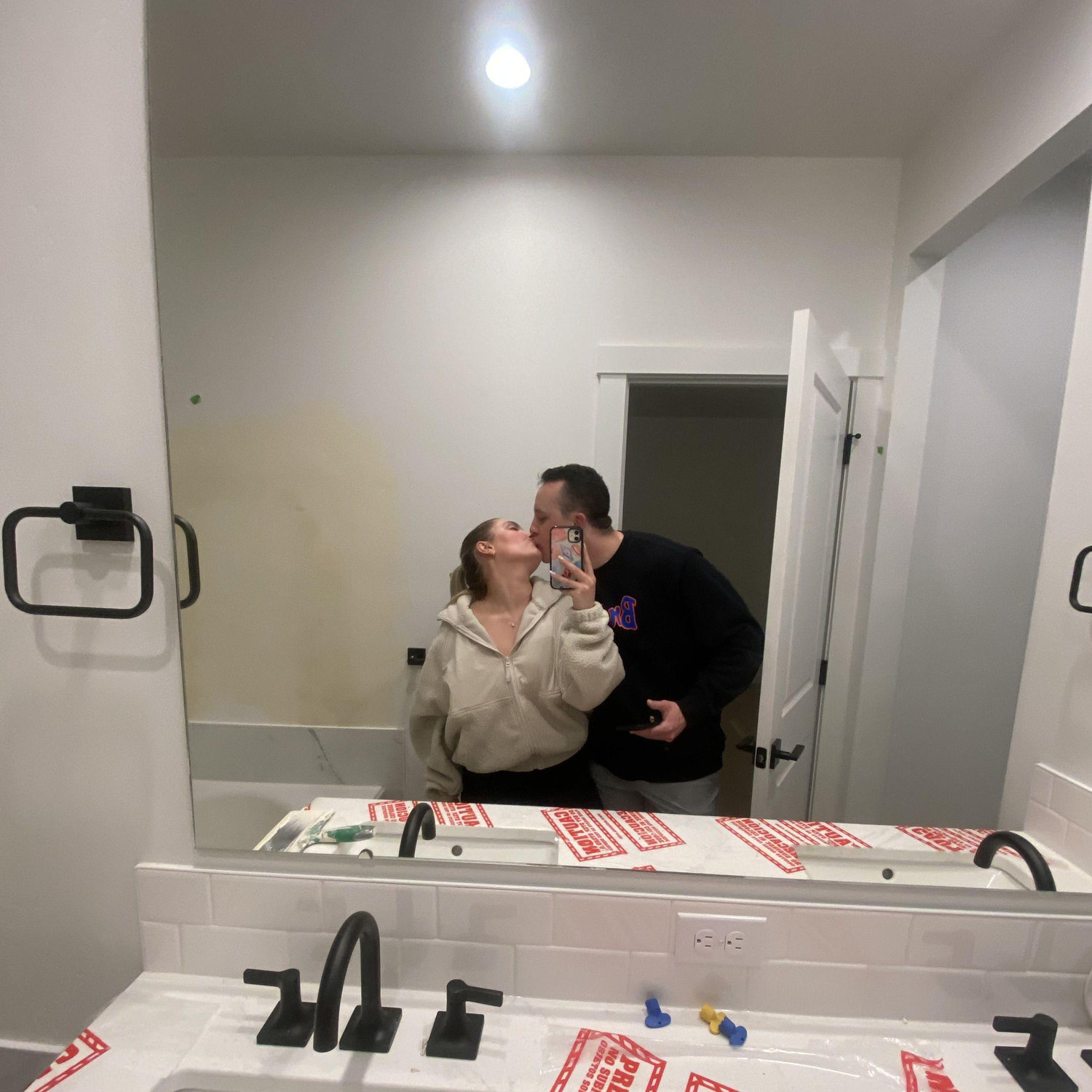 First photo inside their new home!