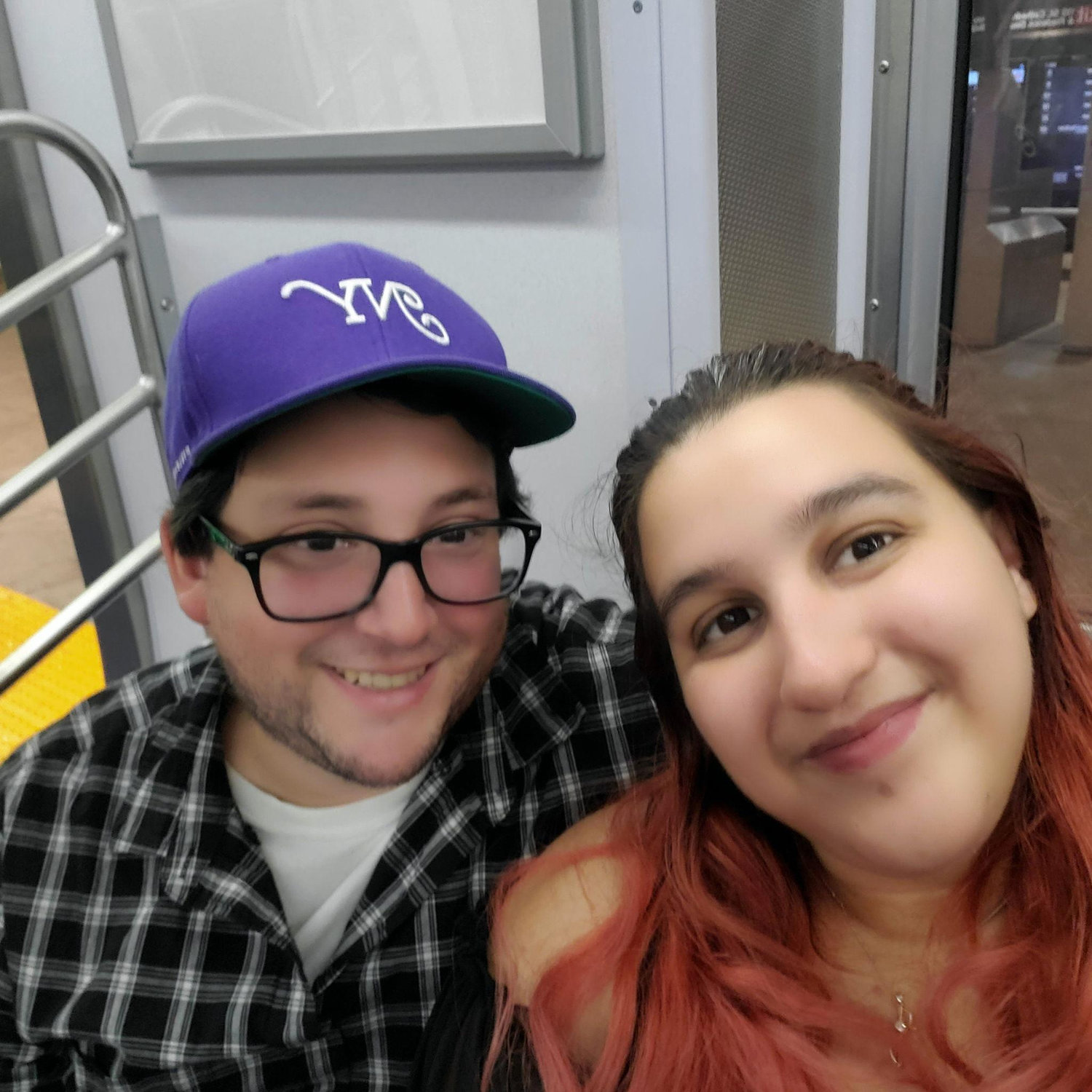 Our first trip to New Jersey together, where she said yes!