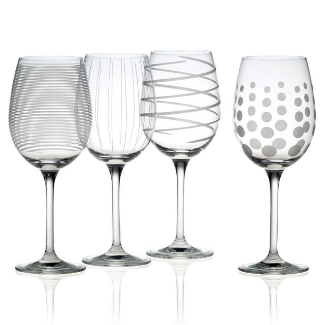 Mikasa Cheers White Wine Glasses, Clear, Set of 4 - SW910-403