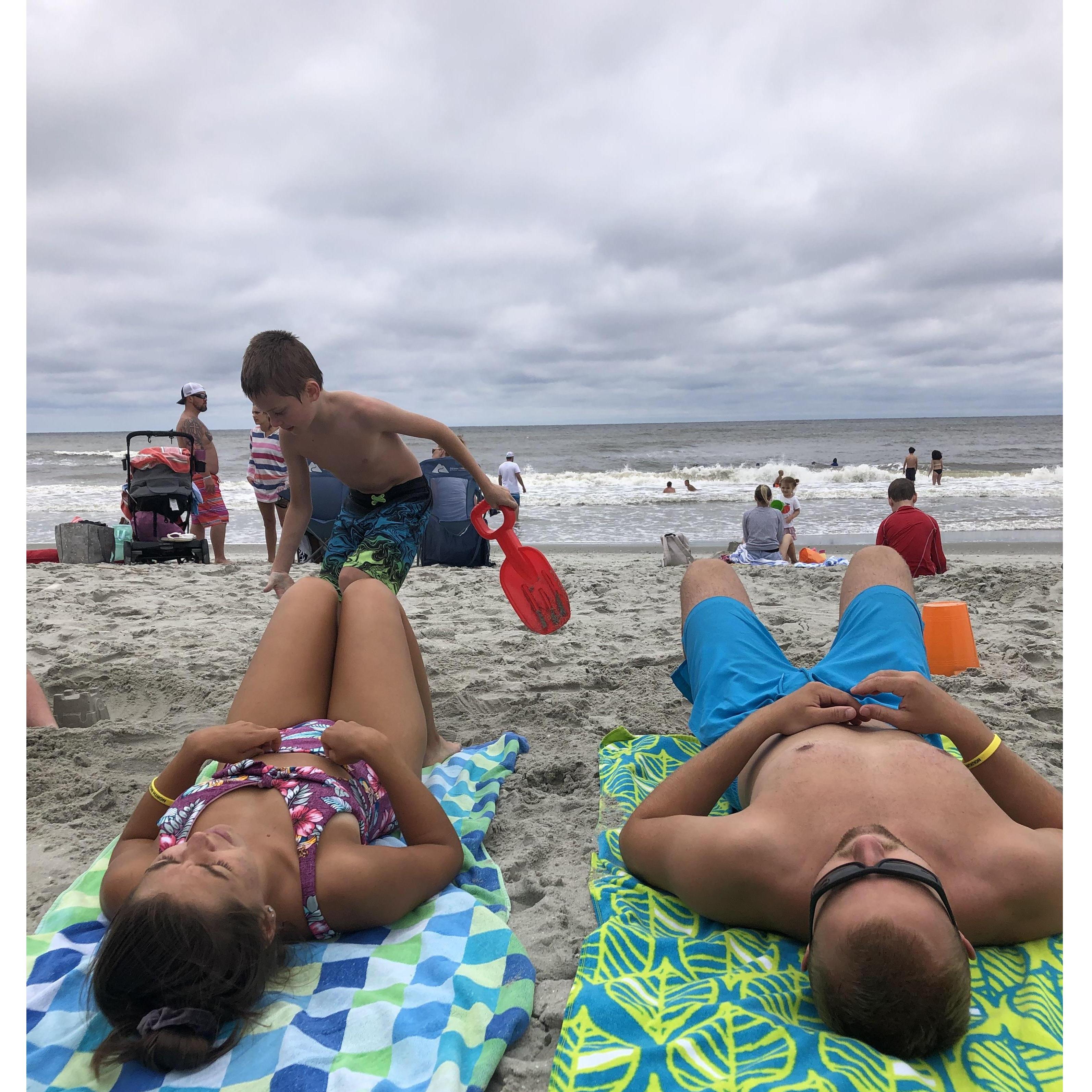 North Myrtle Beach Trip, relaxing on the beach!