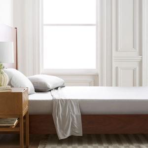 Bamboo Sheets in Light Grey