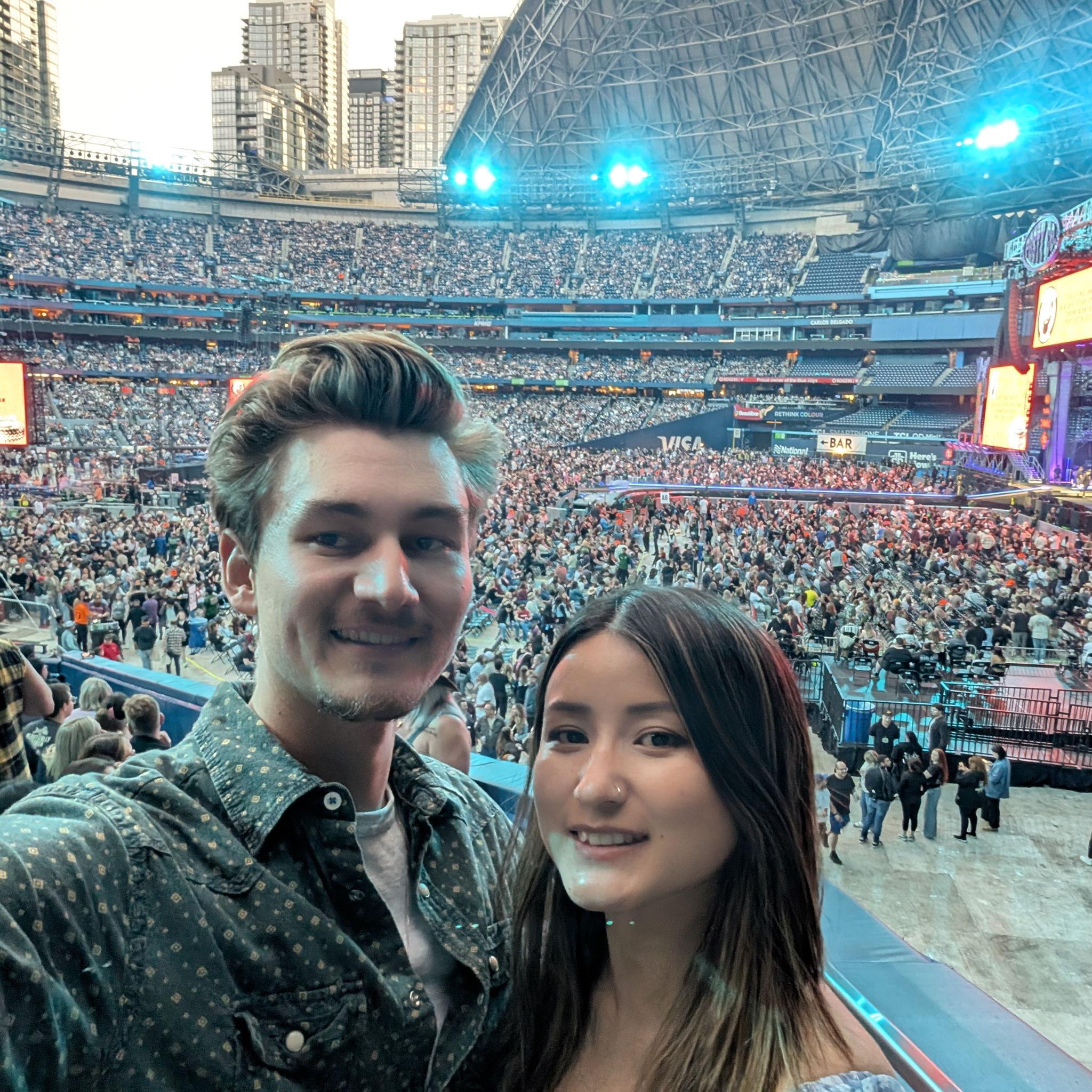 At Post Malone's concert