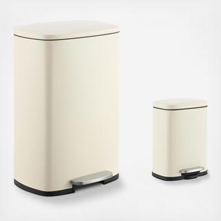 2-Piece Connor Can With Soft-Close Lid Set