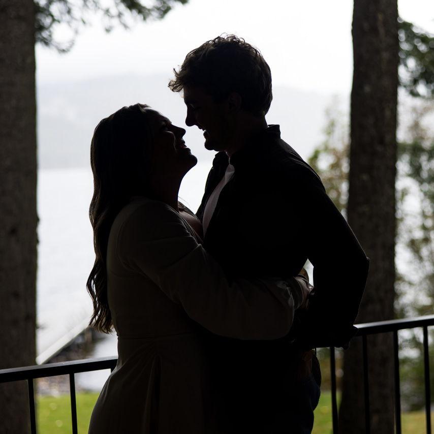 After Stylus, we snapped a couple of pics at the lake, right where Joseph proposed back in July!