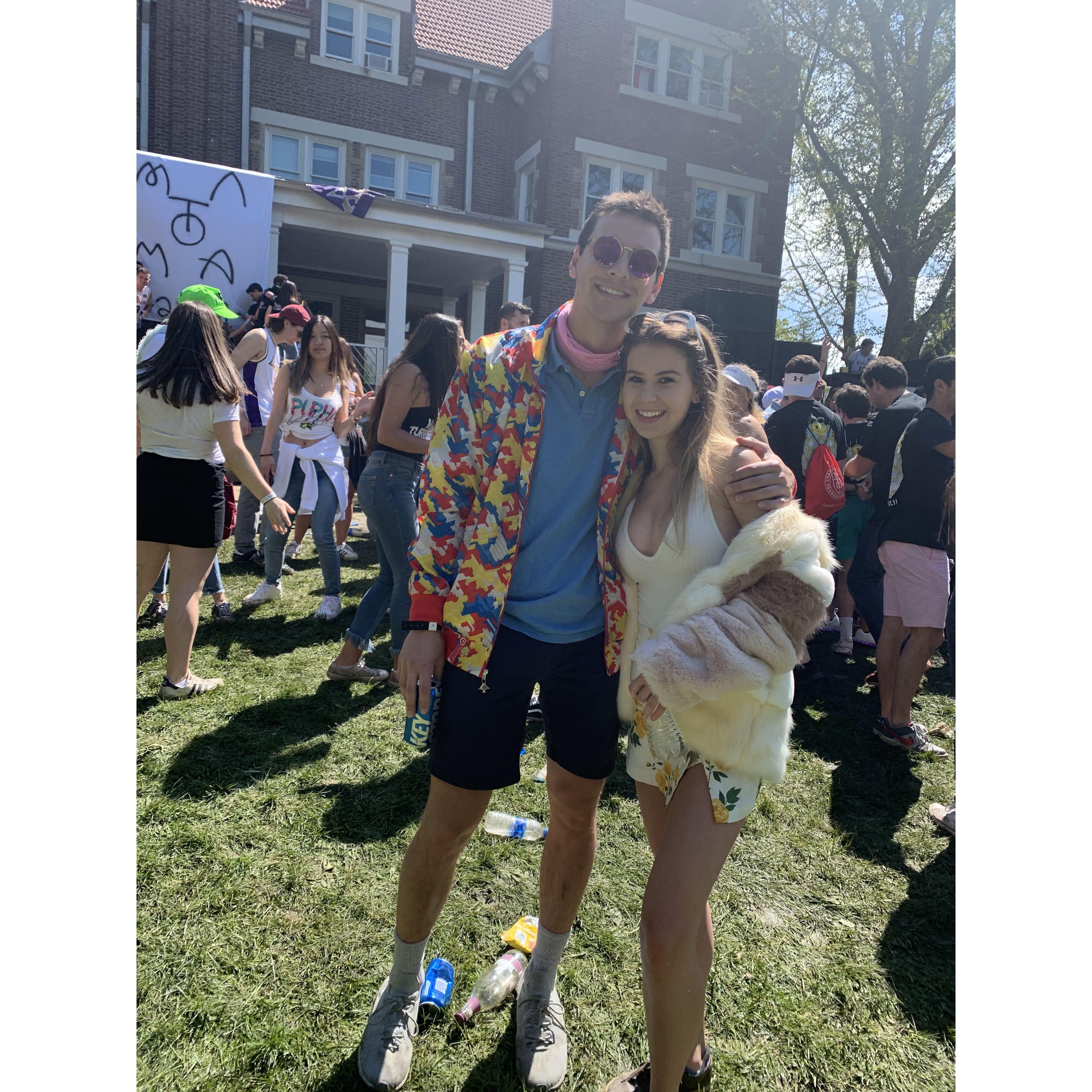 Our first solo photo together!