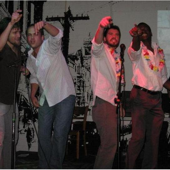 The "Chicago Boys" of the summer production of Hamlet where Annora and Michael met!