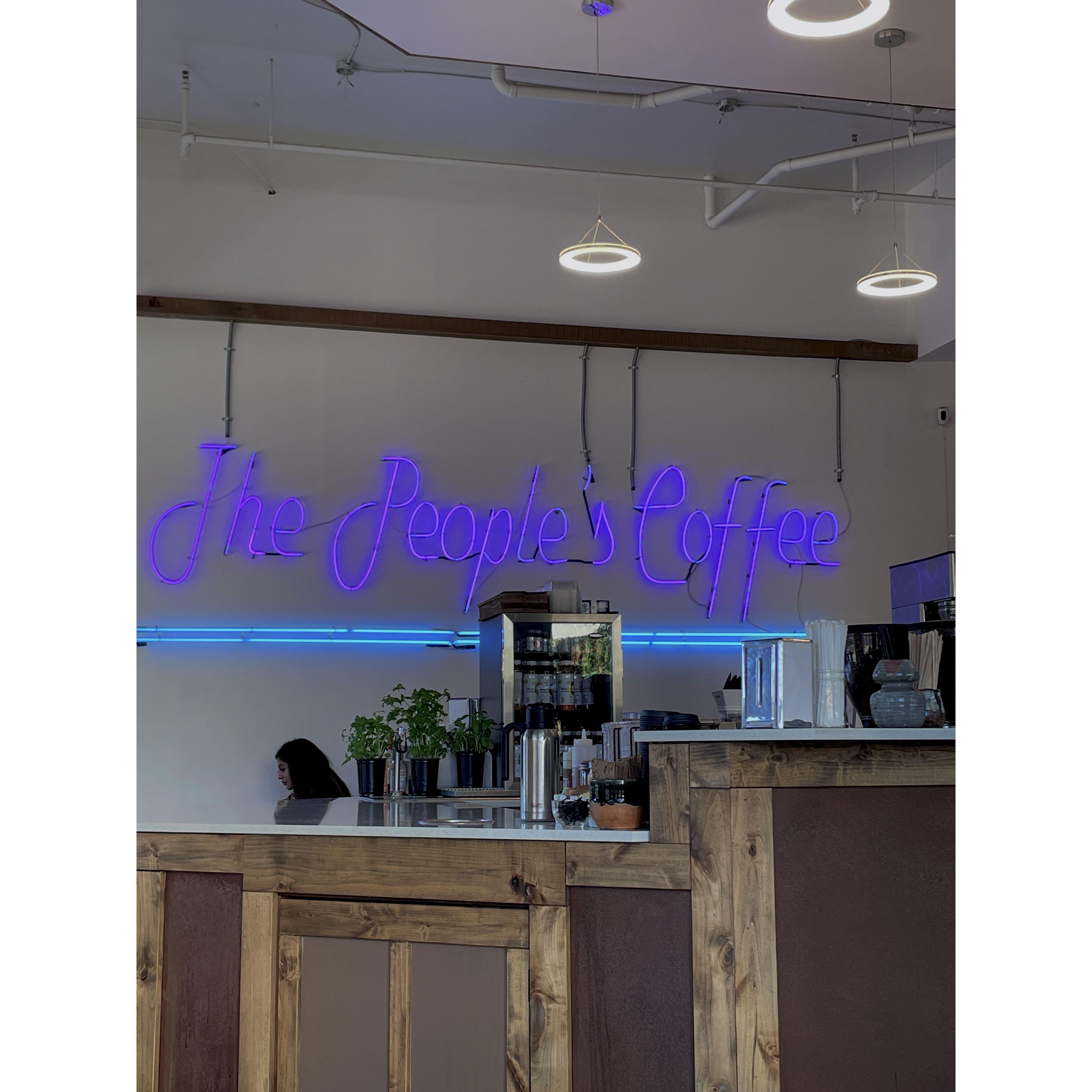 That coffee shop was The People's Coffee! Where we would take engagement pictures nearly two years later.