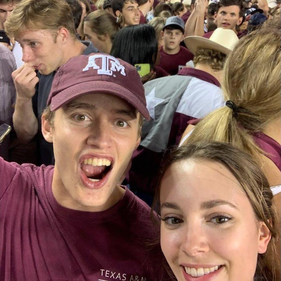 Rushing the field after we BTHO Bama, Fall 2021