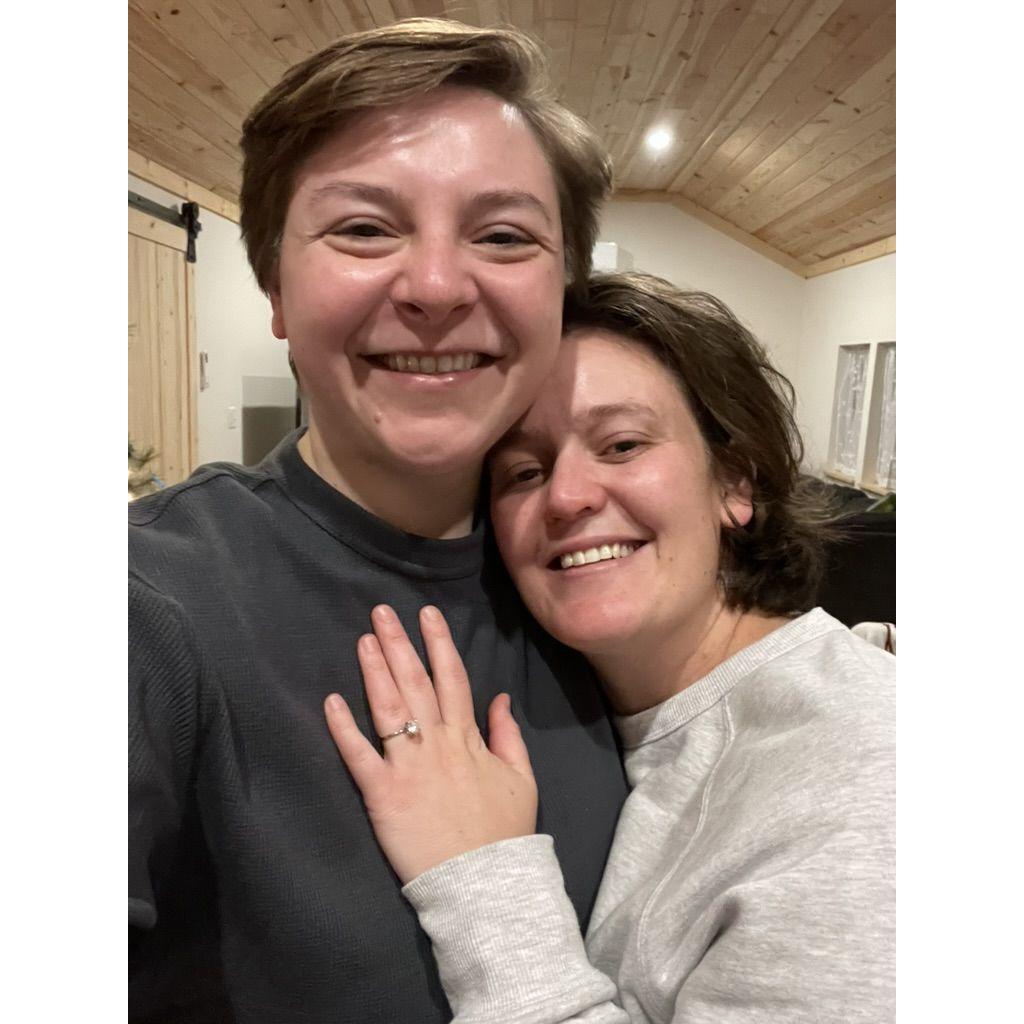 Proposal 2 - Michelle proposed to Robin over a plate of homemade pasta in Hocking Hills