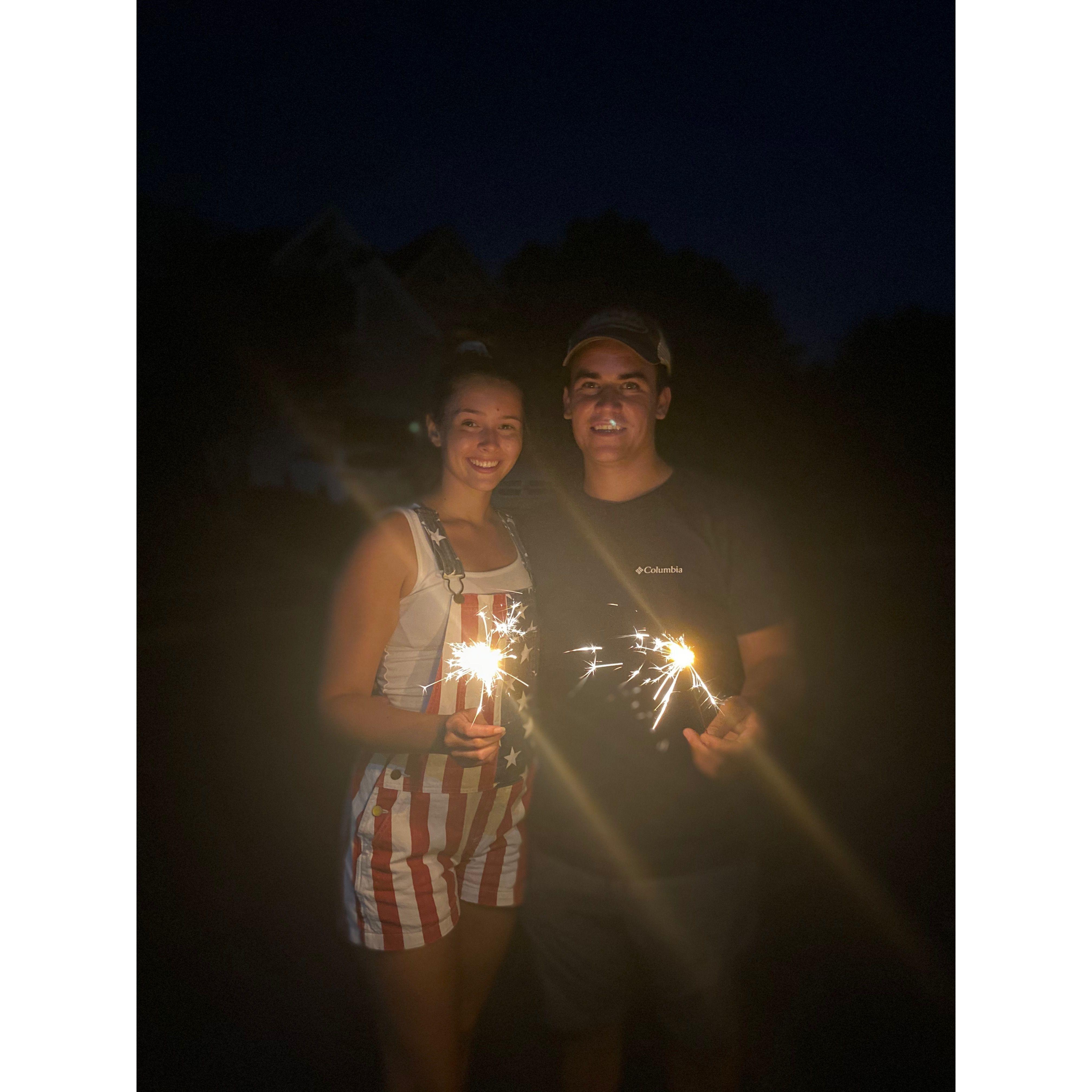 July 4, 2020: Our first fourth of July together