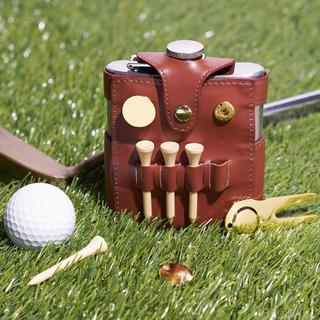 Golfer's Flask & Accessory Set