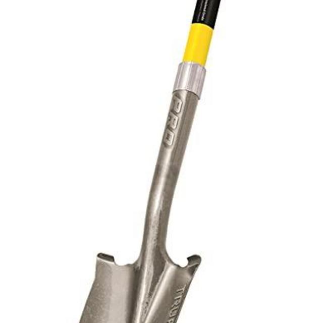 Truper 31285 Tru Pro 16-Inch Drain Spade with Fiberglass D-Handle
