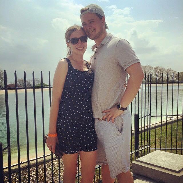 At the reservoir where Vinny took Clare to see the moon. This picture was taken during the Lilac Festival, one of their favorite events!!
