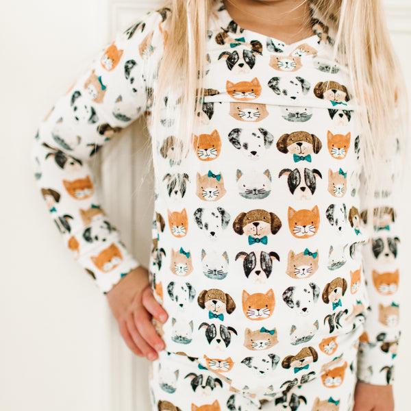 Two Piece Lounge Set in Spot and Dot - 6 Months