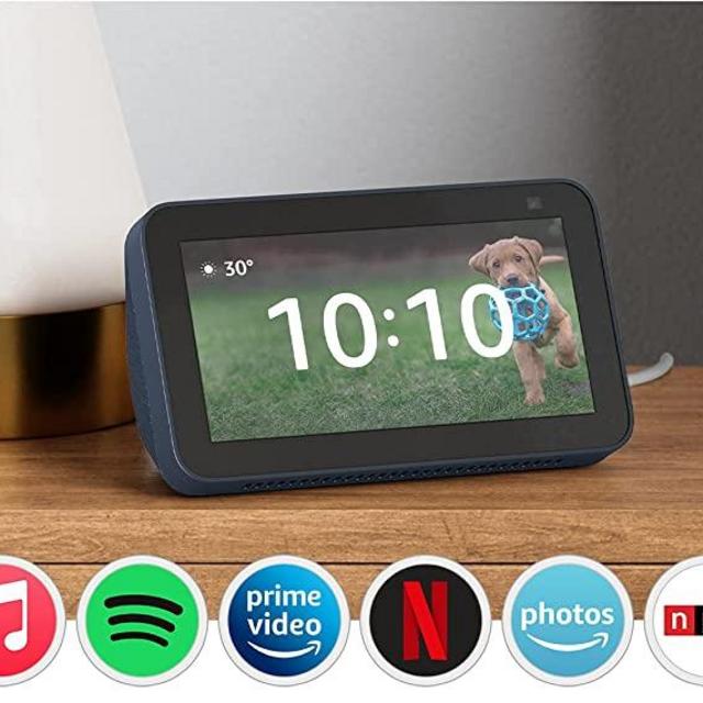 All-new Echo Show 5 (2nd Gen, 2021 release) | Smart display with Alexa and 2 MP camera | Deep Sea Blue