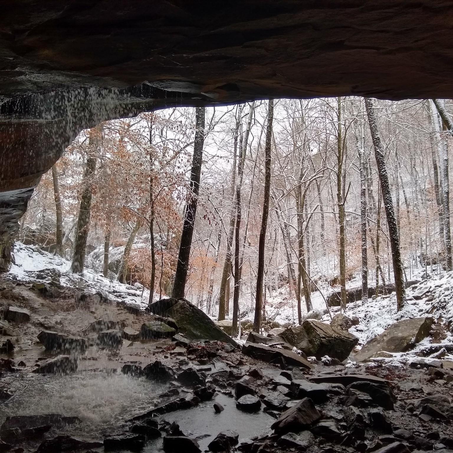 our first date where we hiked down Glory Hole in the snow (January 2019)! we have no pictures together that day because we pretended it wasn't a date for two weeks.