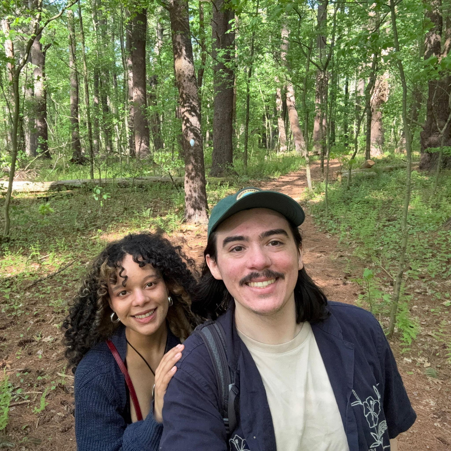 The day before our engagement we went on a long hike!