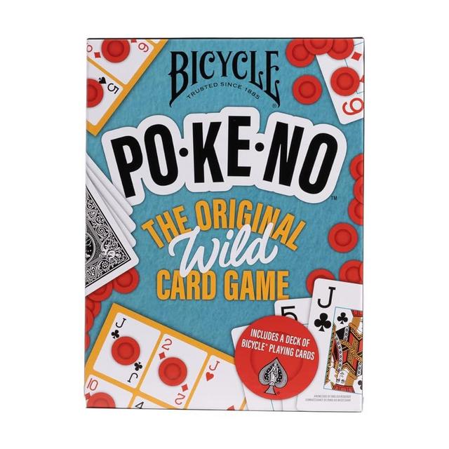 Bicycle Pokeno Playing Card Game Pack (Includes 1 Deck, Scorecards, and Chips)