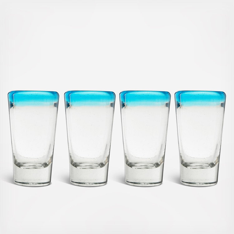 Twine, Primavera Recycled Shot Glass, Set of 4 | Zola