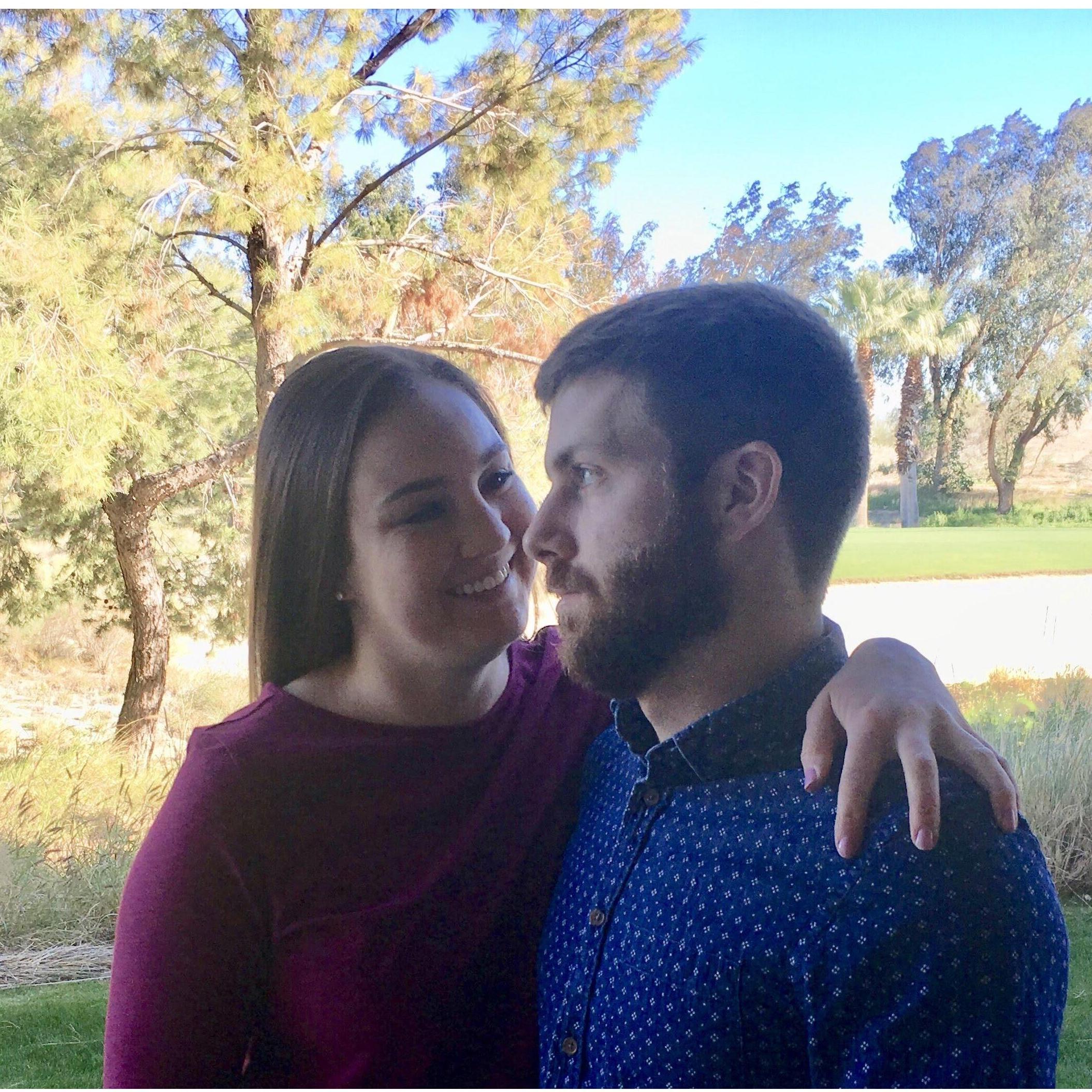 Vacation in Palm Desert, CA. Clearly Matt was having fun! (Dec 2018).