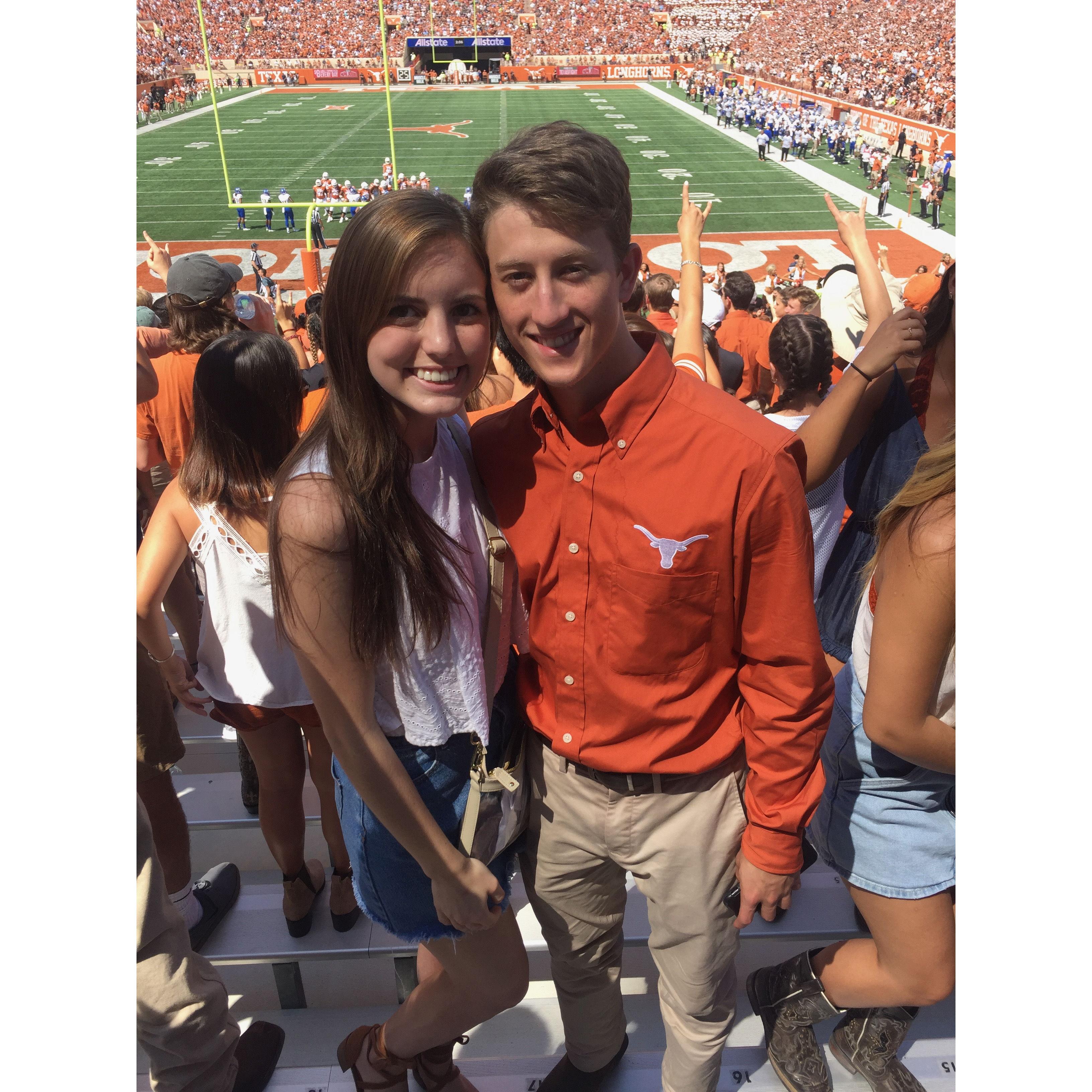 First football game as students - 2017