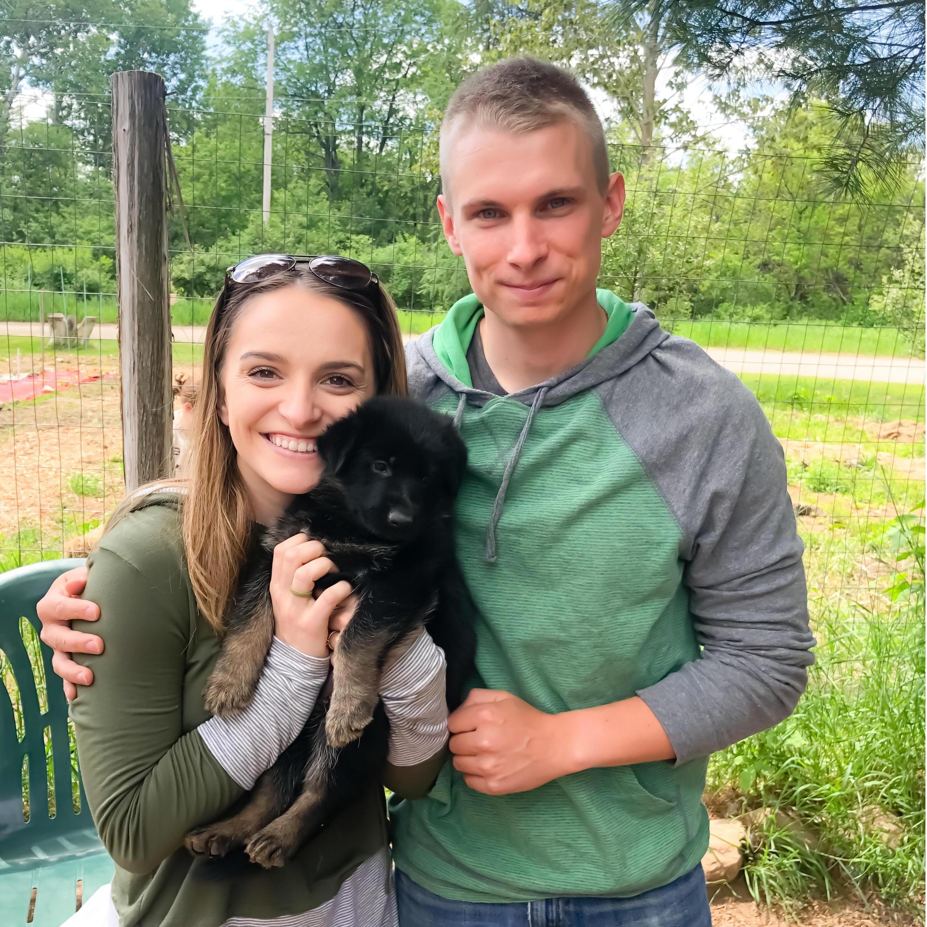 The day we met our fur baby, Hazel!