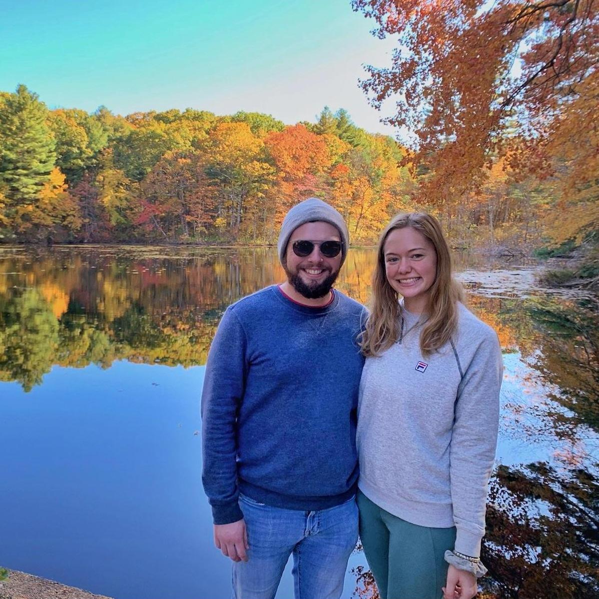 The fall foliage in New England made Scott and Katie fall even more in love with their new home in 2019.