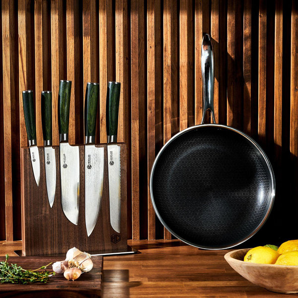 HexClad Hybrid Cookware Damascus Knife Set - Thumbnail 5