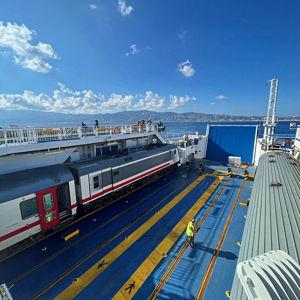 Train-Ferry to Sicily