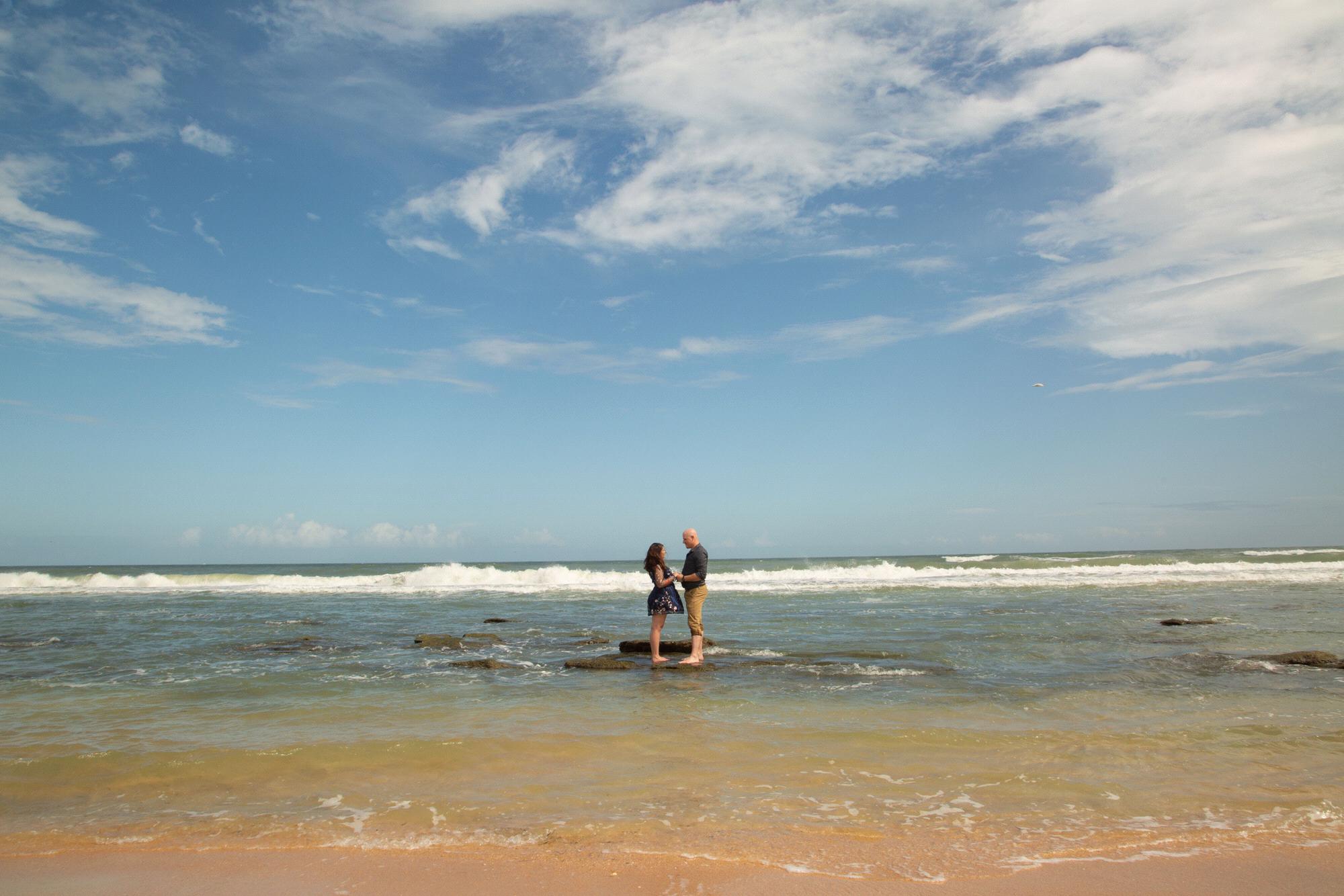 "When I'm with you, I can walk on water"