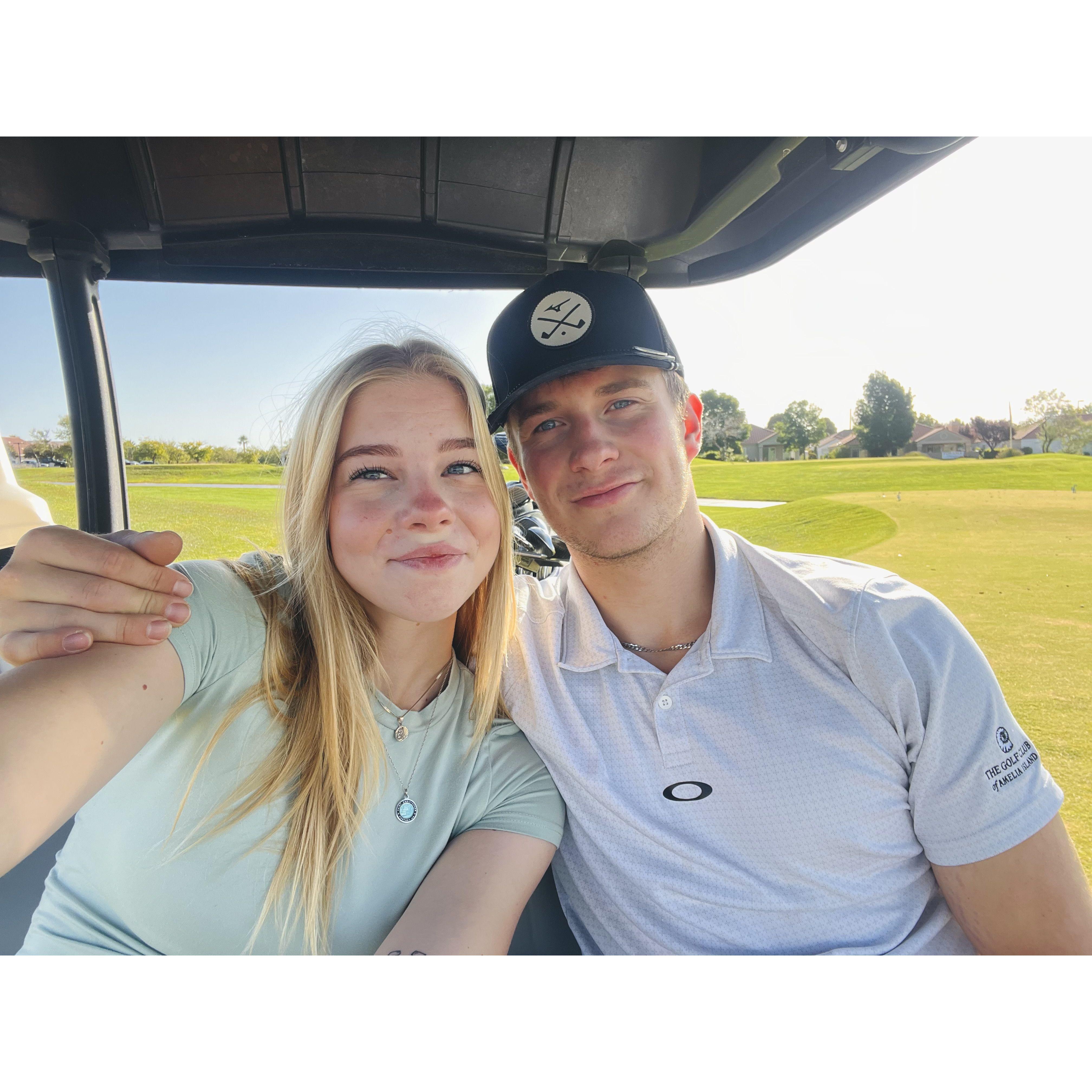 Tee time!