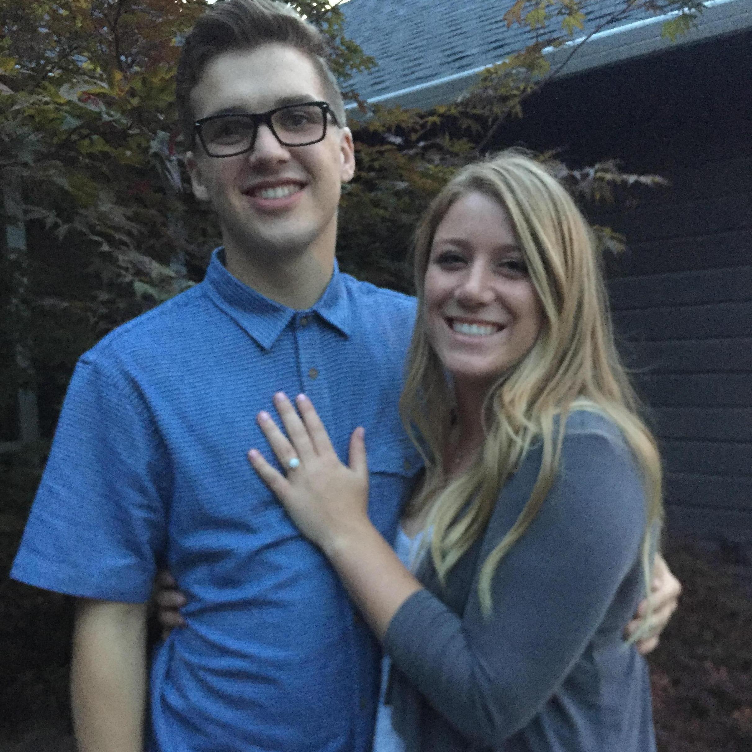 Max surprised me with not only a proposal, but an engagement party with some of our friends and family; it was the best day ever!!
