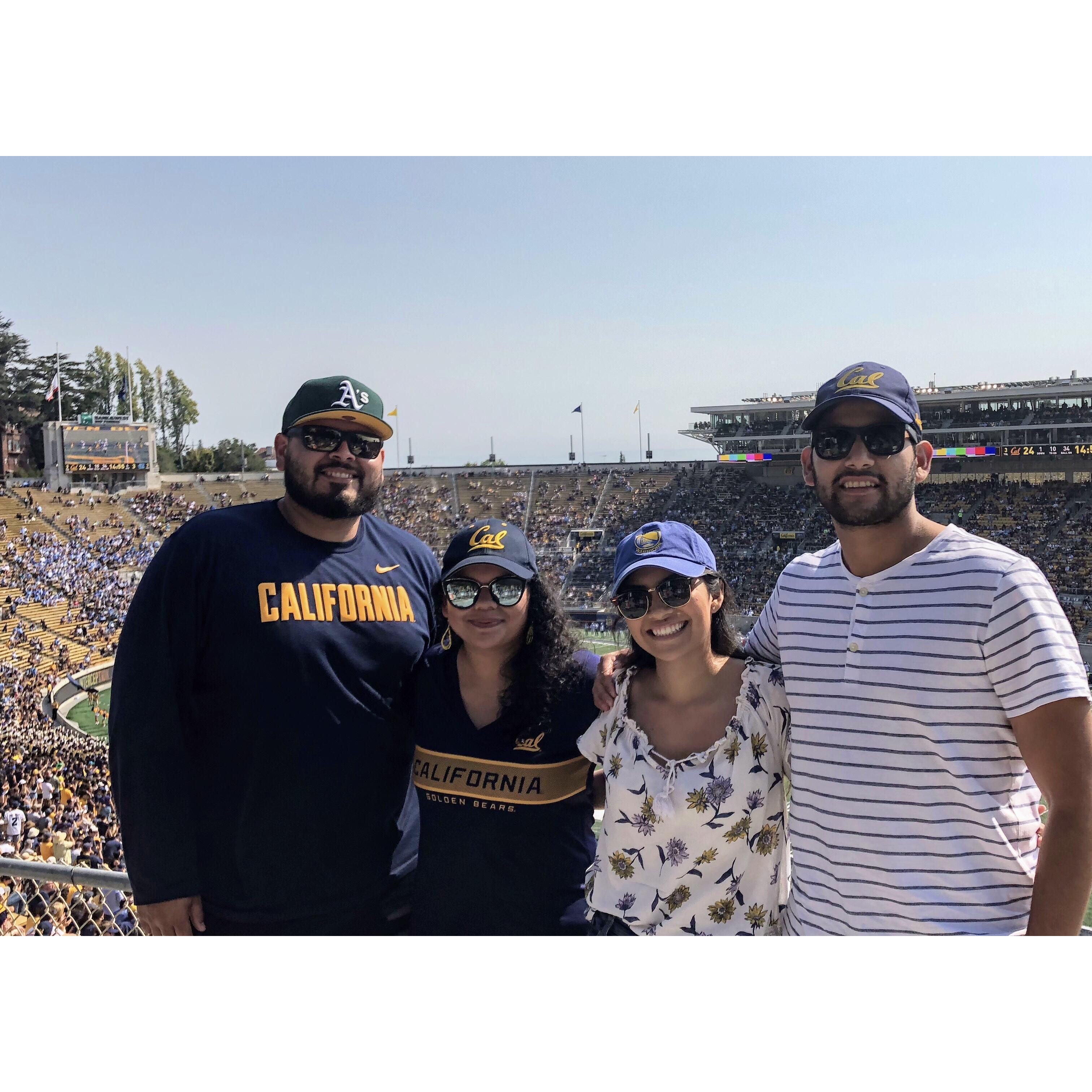 UC Berkeley Football Game 9/1/2018