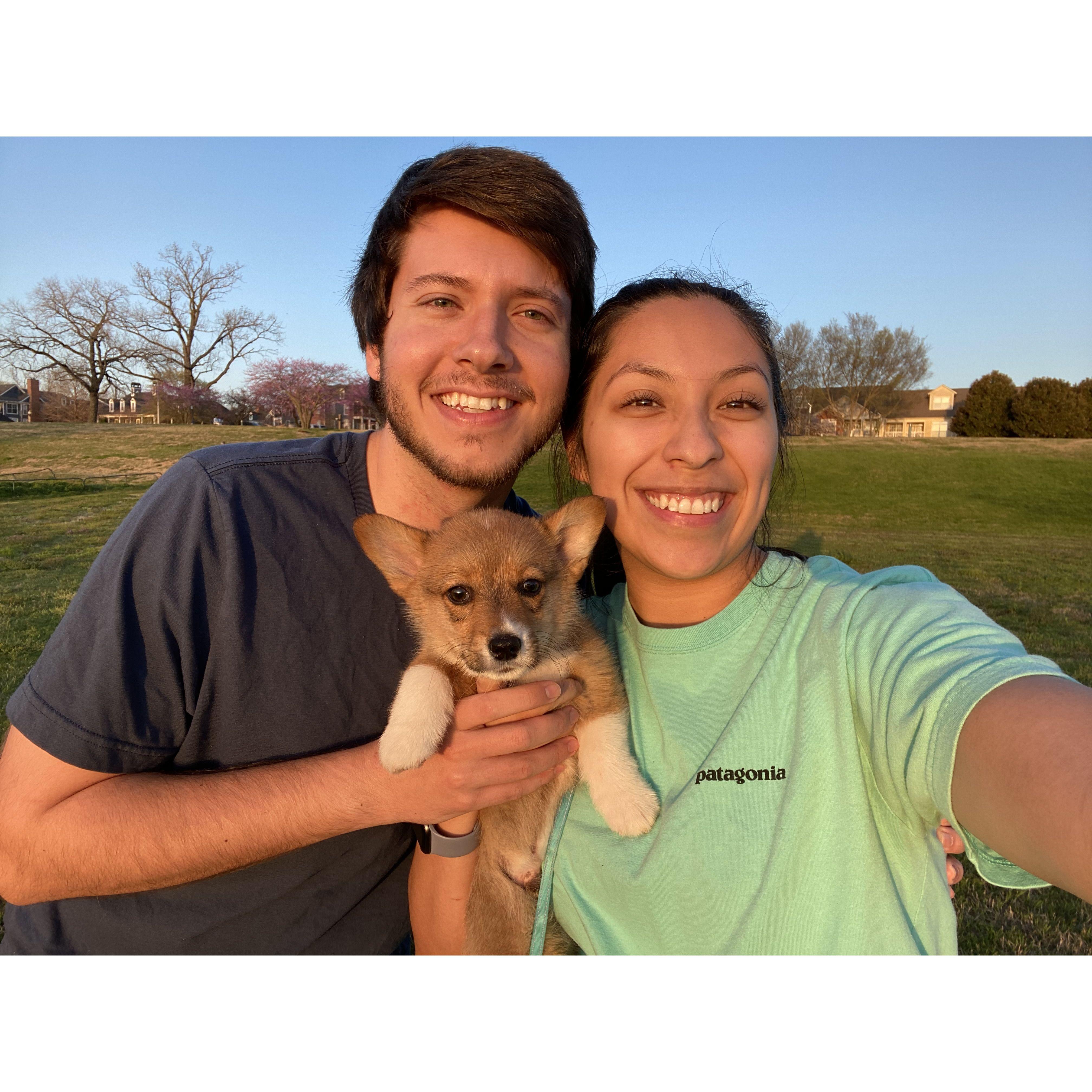 The first family photo we took with Archie