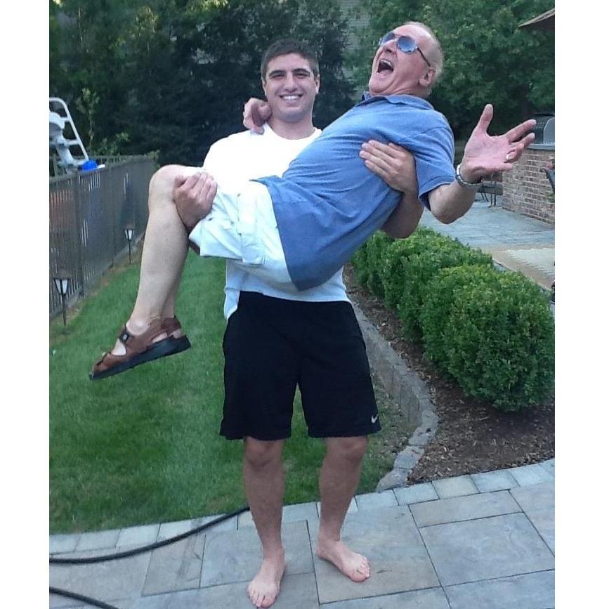 Zack and his grandpa; 2013.