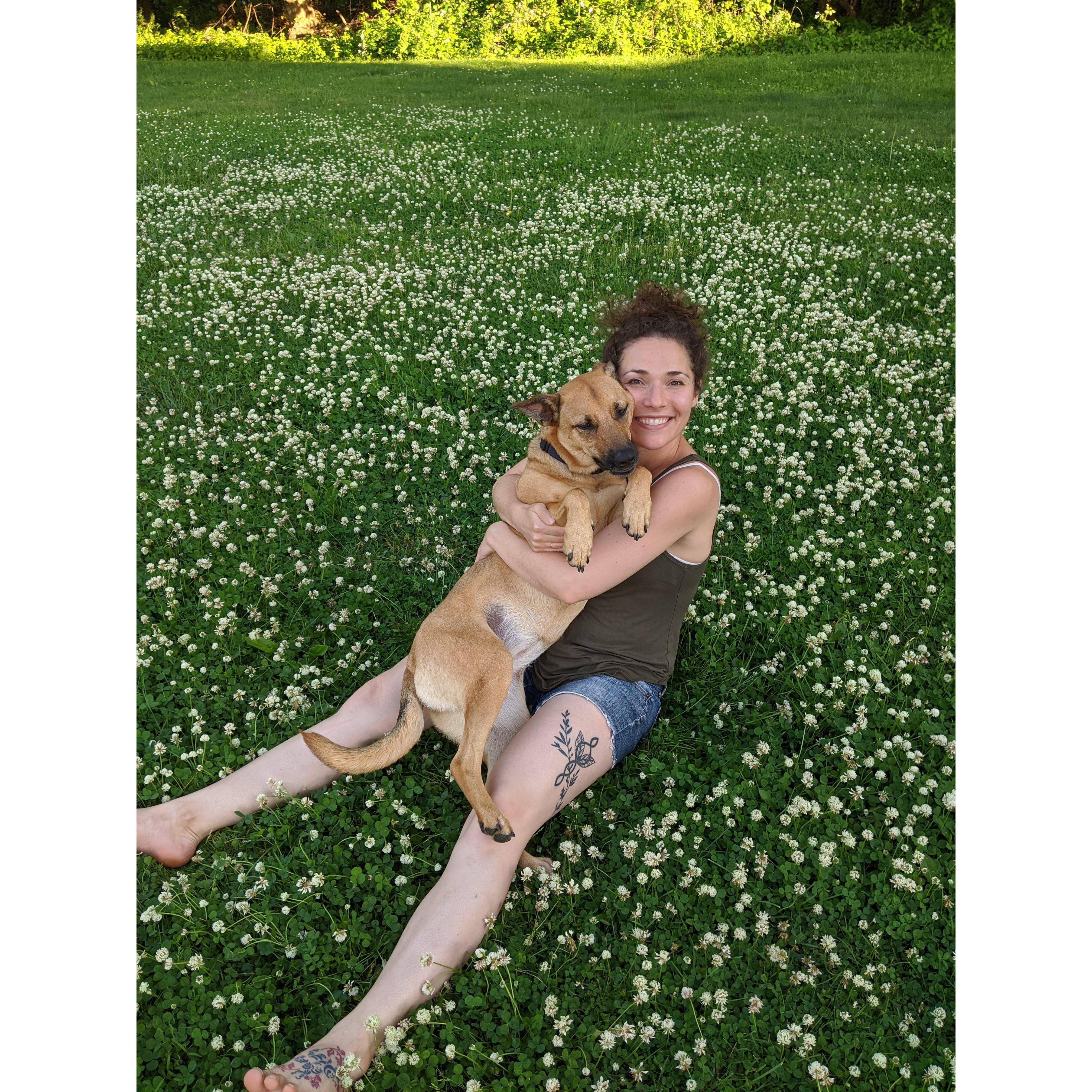 Me and my baby bean.