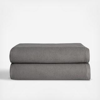 Waffle Bath Sheet, Set of 2