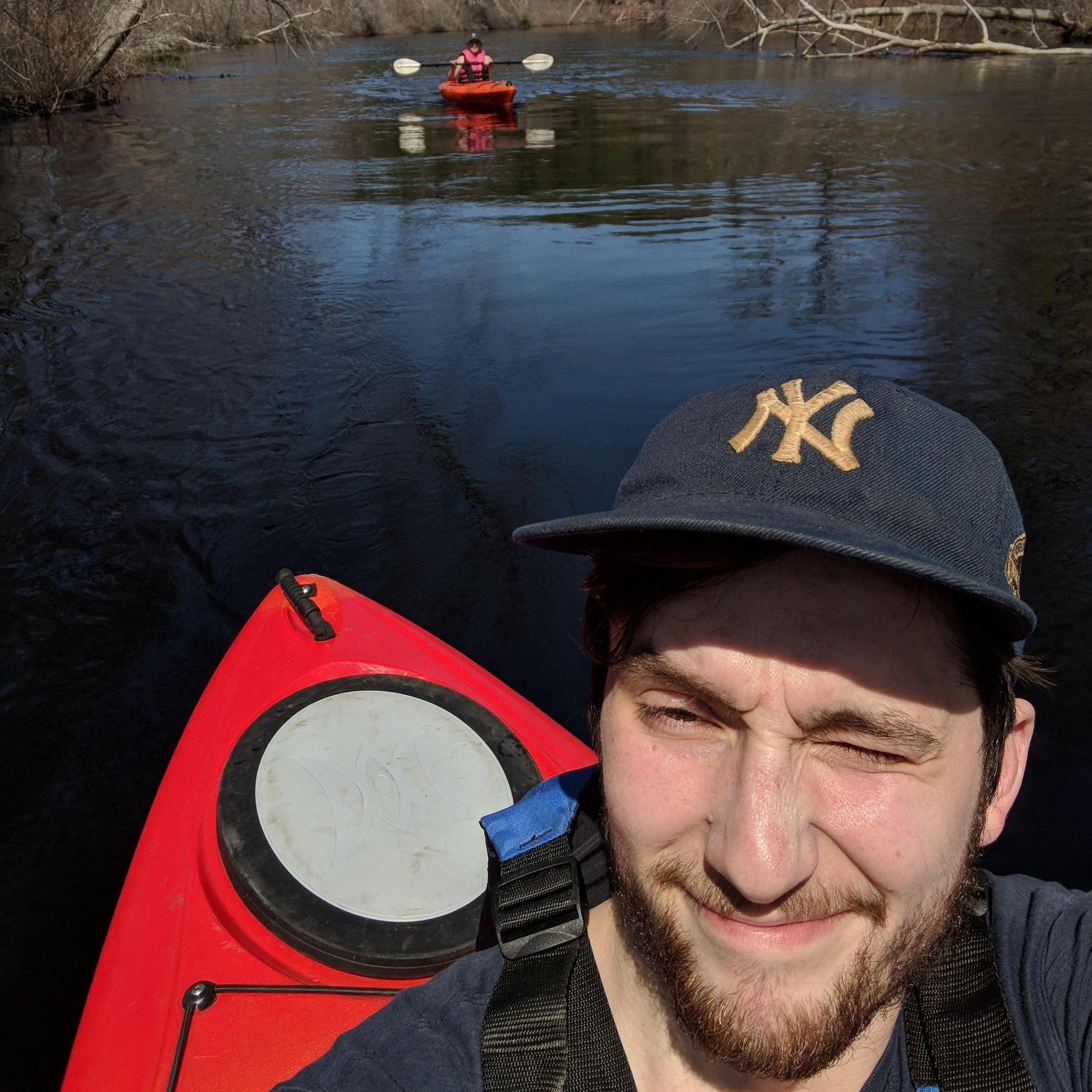 The first of many trips kayaking the Ipswich River