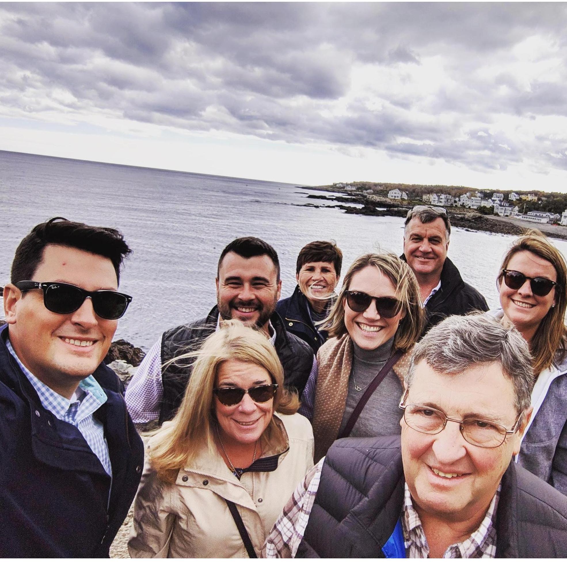 The whole family in Maine-October 2018.