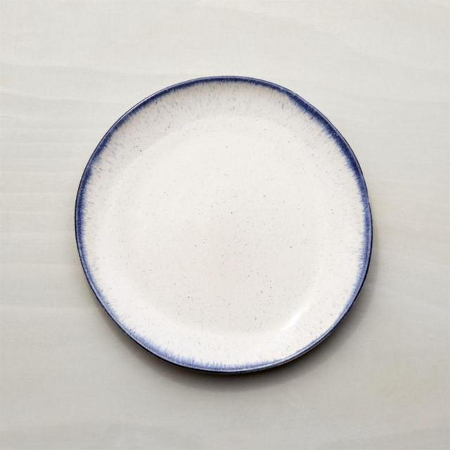 Lina Blue Stripe Salad Plate