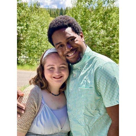 A picture taken the day of and minutes before Eric proposed!