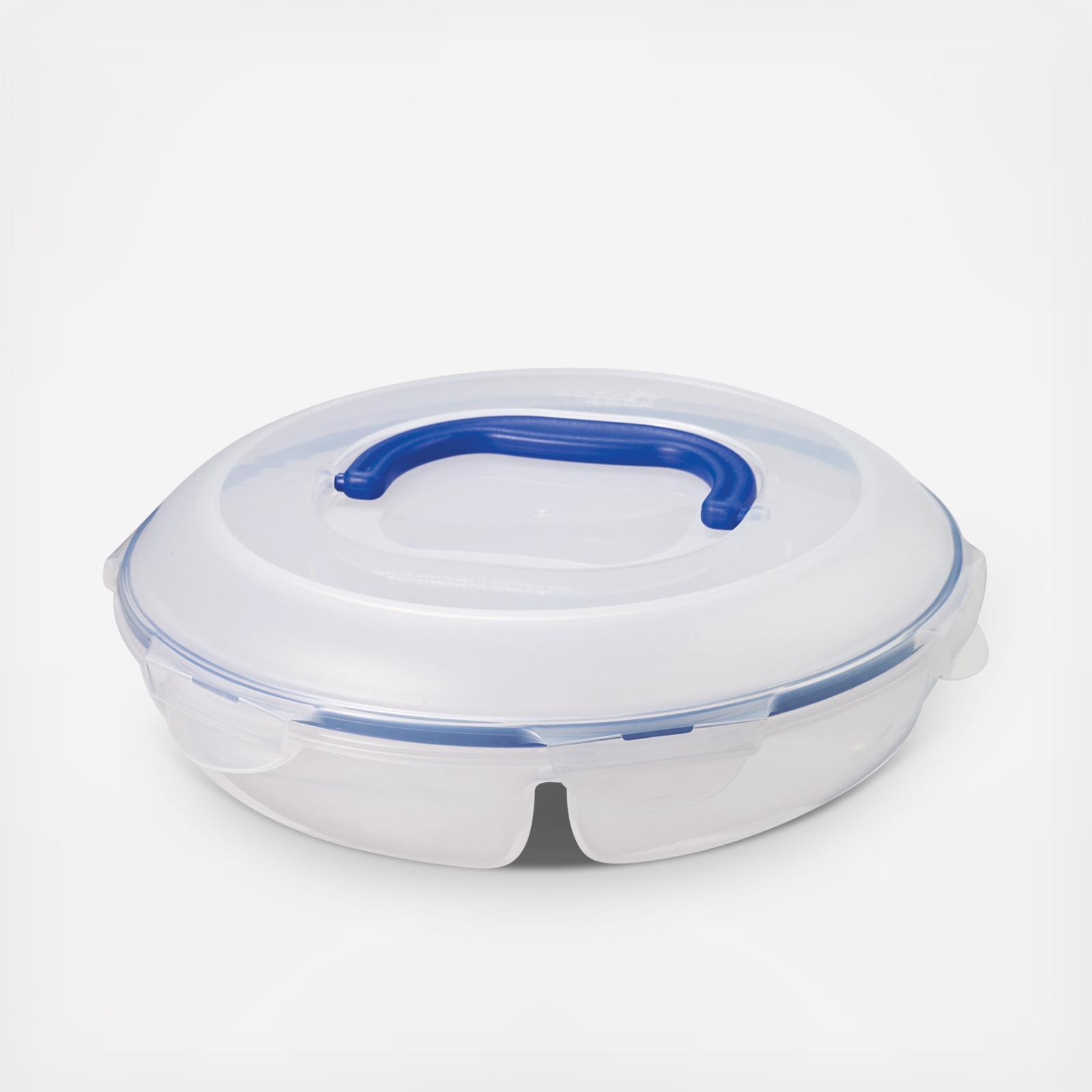 Lock&lock 16-Fluid Ounce Rectangular Food Container with Tray, Butter Keeper