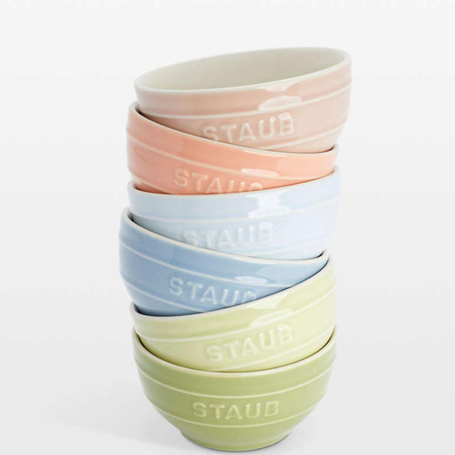 Staub 6-Piece Macaron Pastel Bowl Set