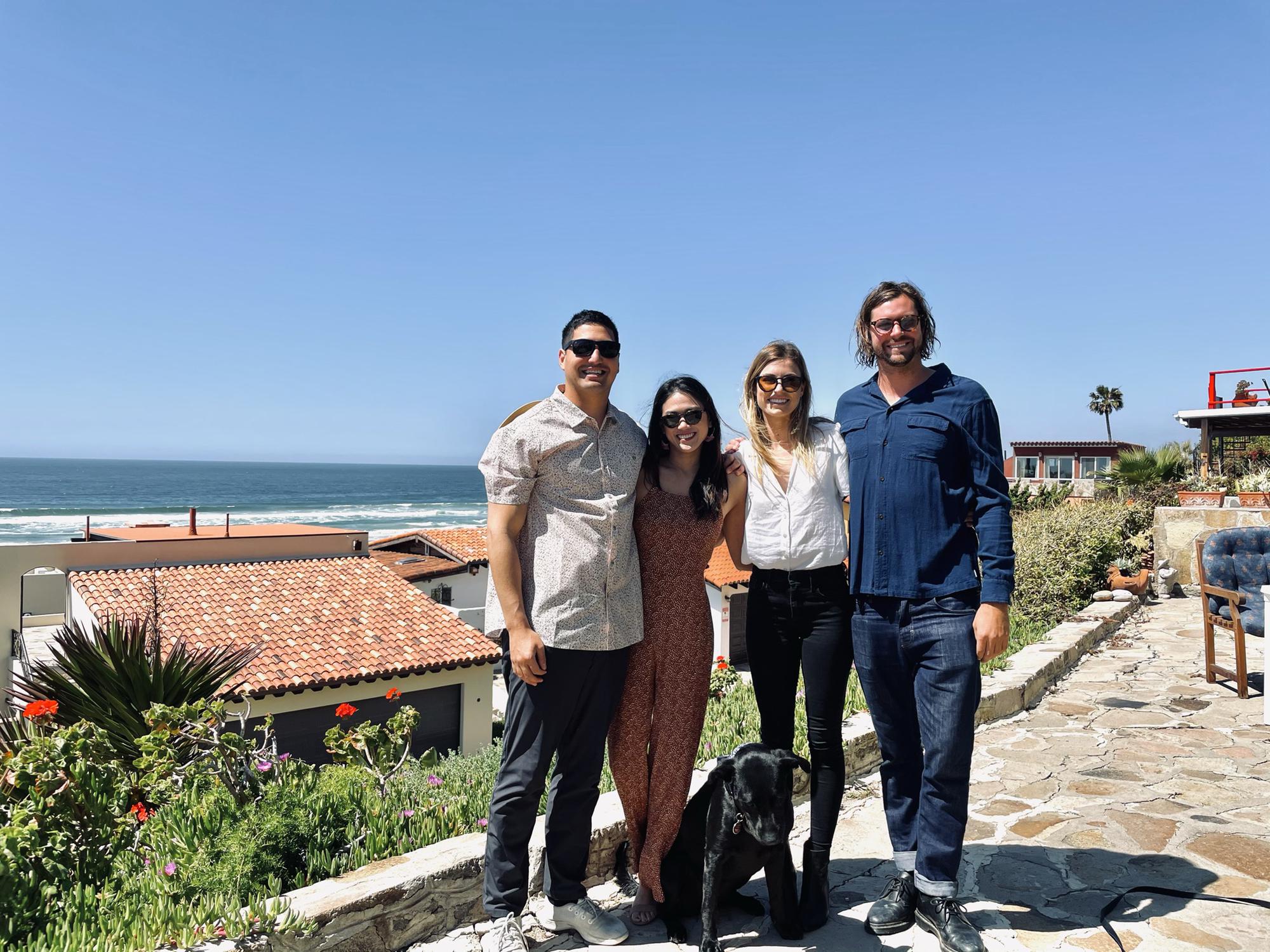 Visiting Natalie, Morgan, and Lucy at the Baja home