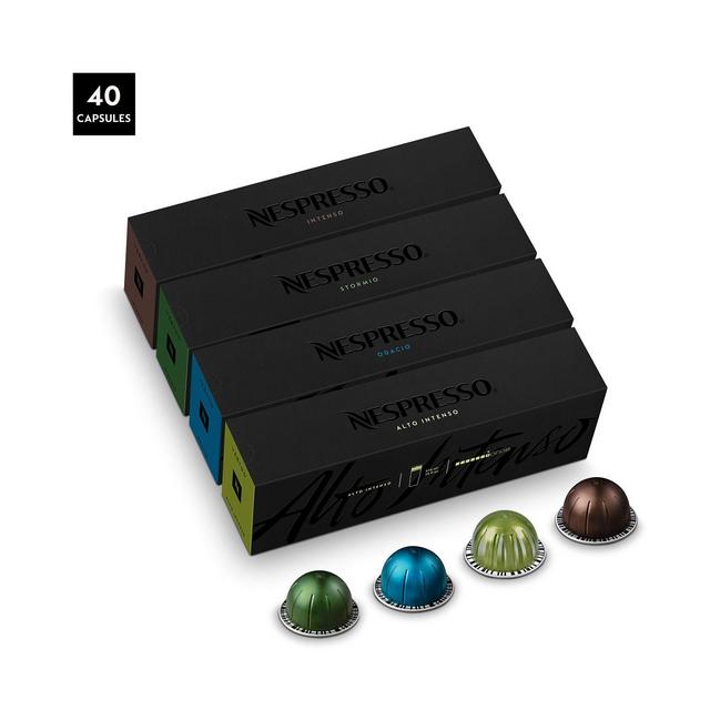 Nespresso Vertuo Dark Roast Capsules, 40 Count