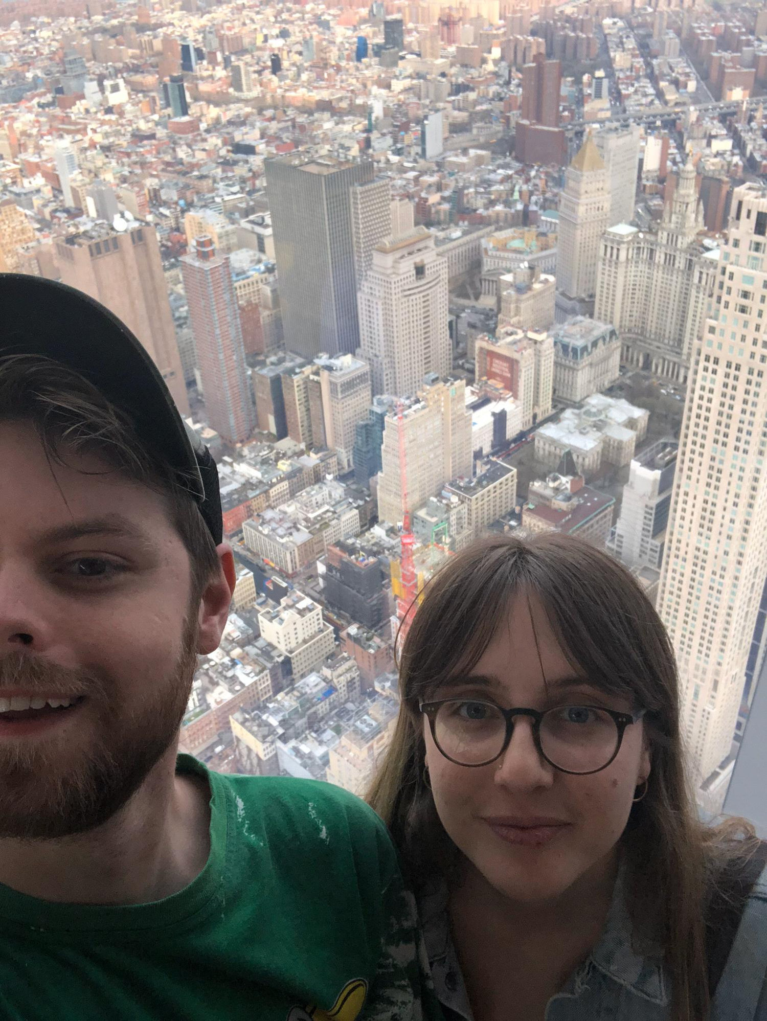 Being tourists in NYC with Bridesmaid Grace.