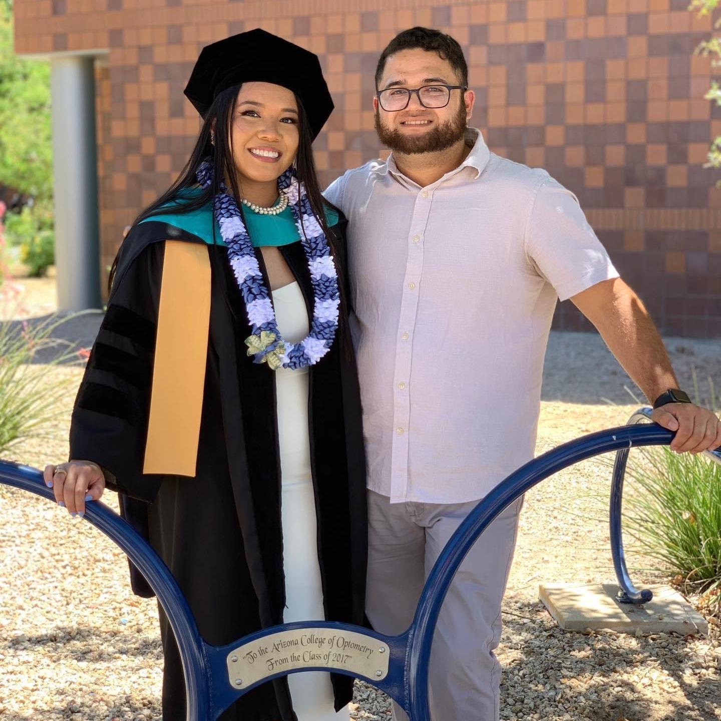 Leia’s graduation from Midwestern University AZCOPT with her Doctorate of Optometry, June 2022