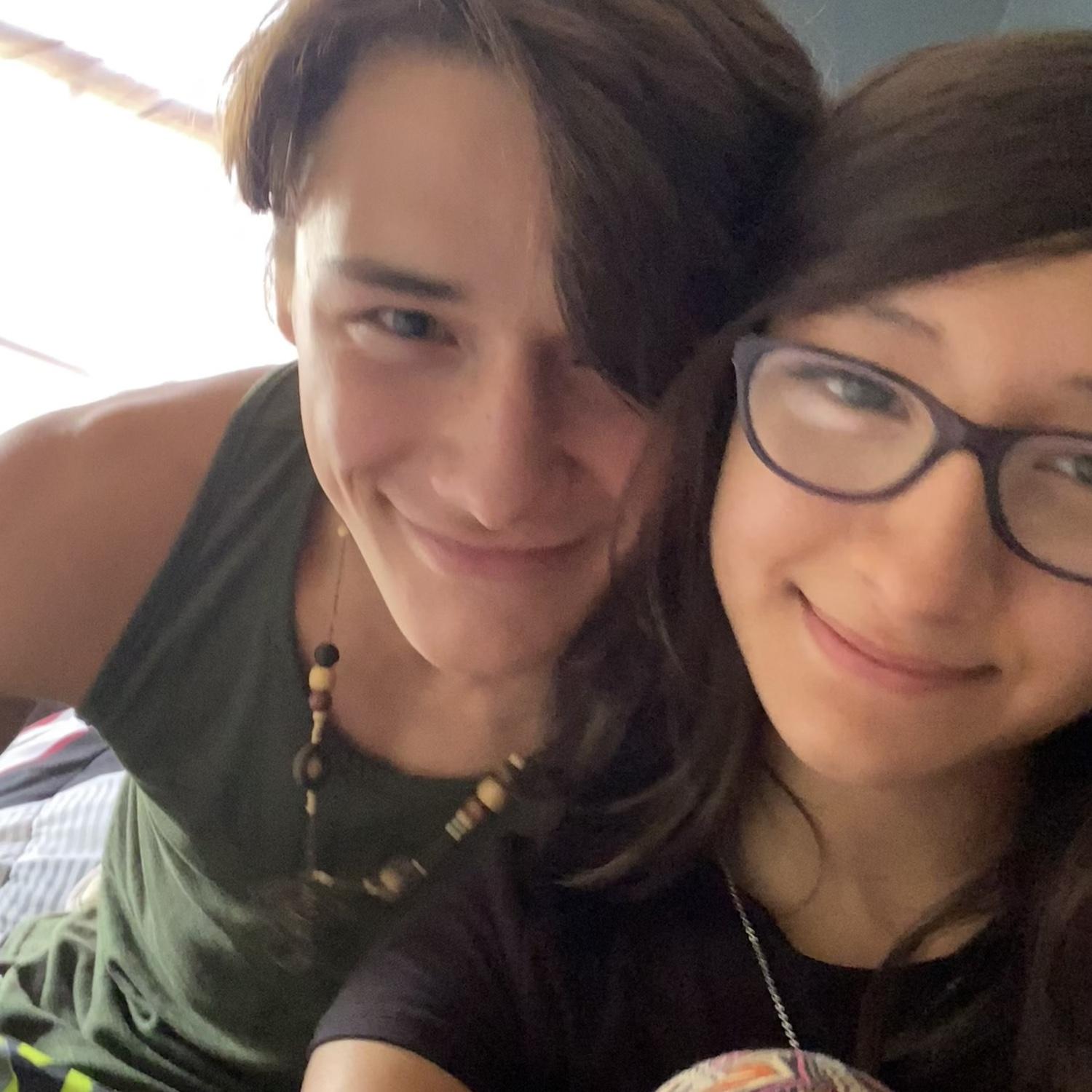 Day we met!! 
First photo together!