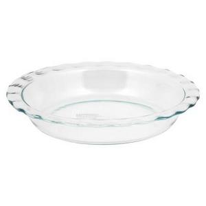 Pyrex Grip Rite 9.5" Glass Pie Pan